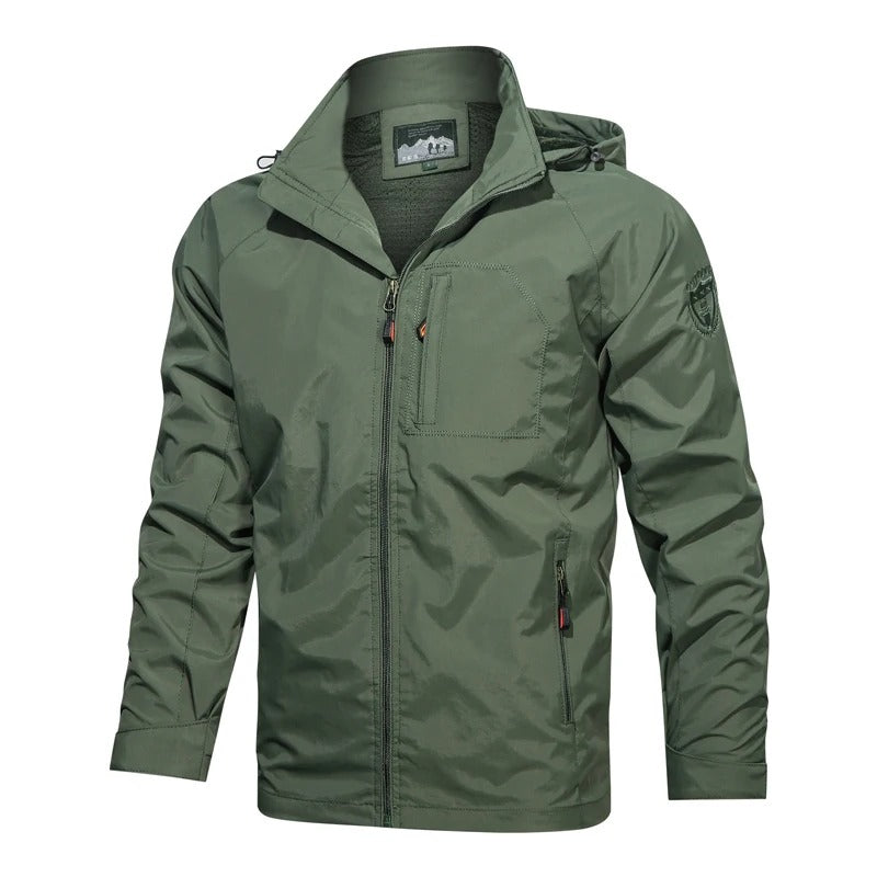 Waterproof Men's Lightweight Windbreaker Coat
