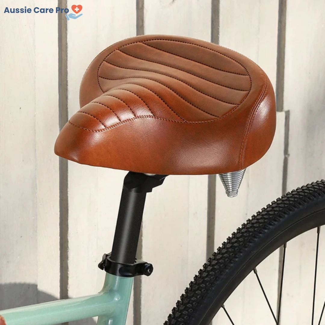 Classic Cushion Bike Seat – Extra Wide Leather Cushion