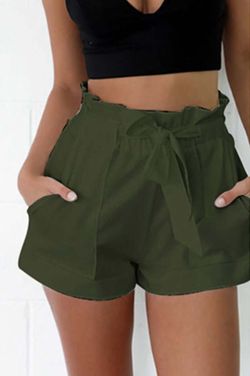 Comfortable Elastic Waist Shorts