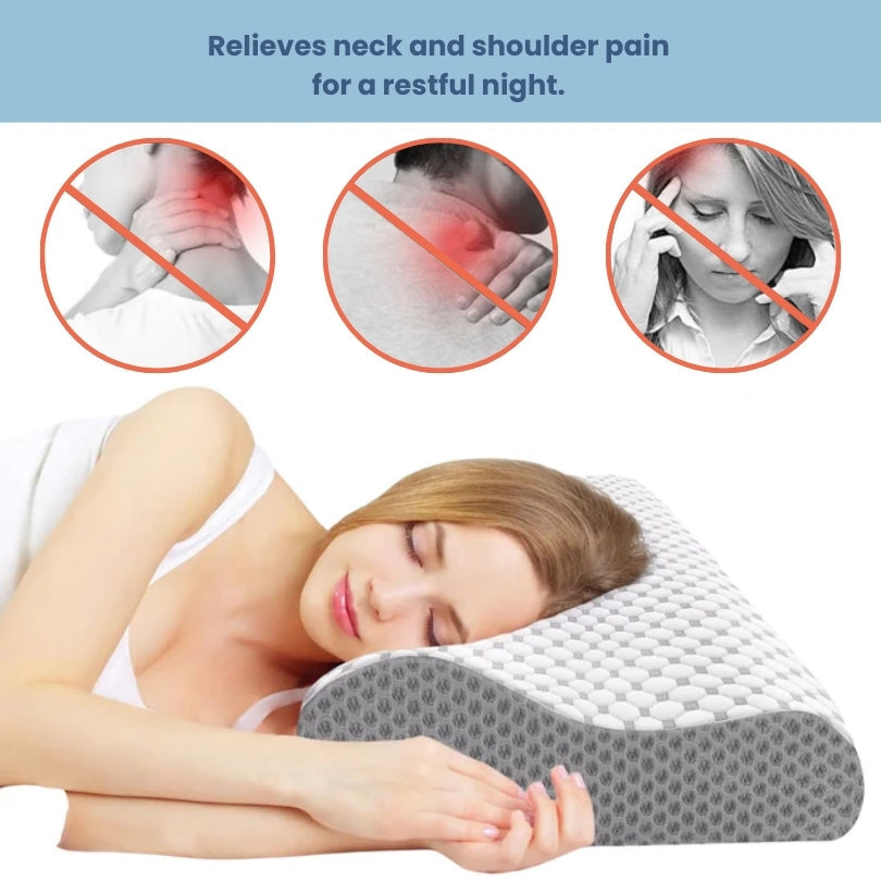 Contour Memory Foam Pillow for Better Sleep Support