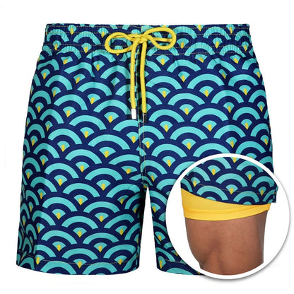 Men's Water Shorts Fast Dry Beachwear Athletic Trunks