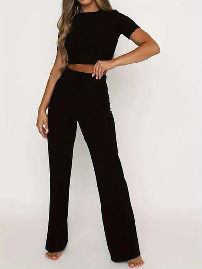 Loose Fit Wide Leg Women's Trousers