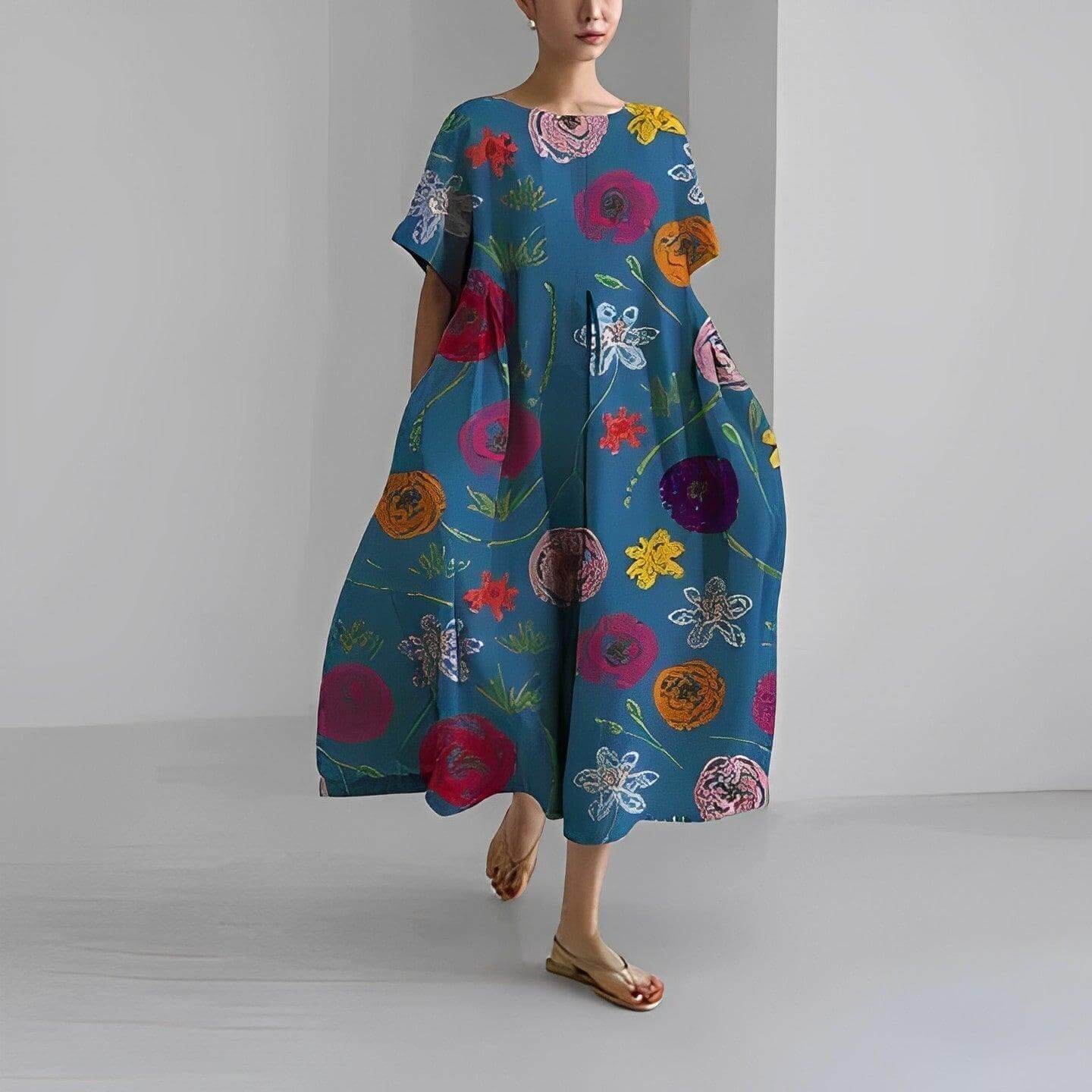 Comfy Floral Sundress for Women
