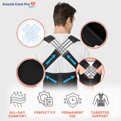 Comfortable Back Support Brace for Posture Correction