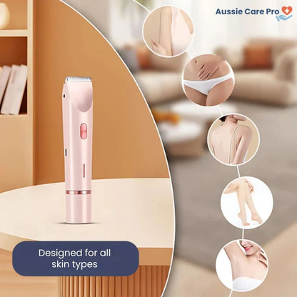 Compact Lady Shaver & Epilator - Wet Dry Rechargeable