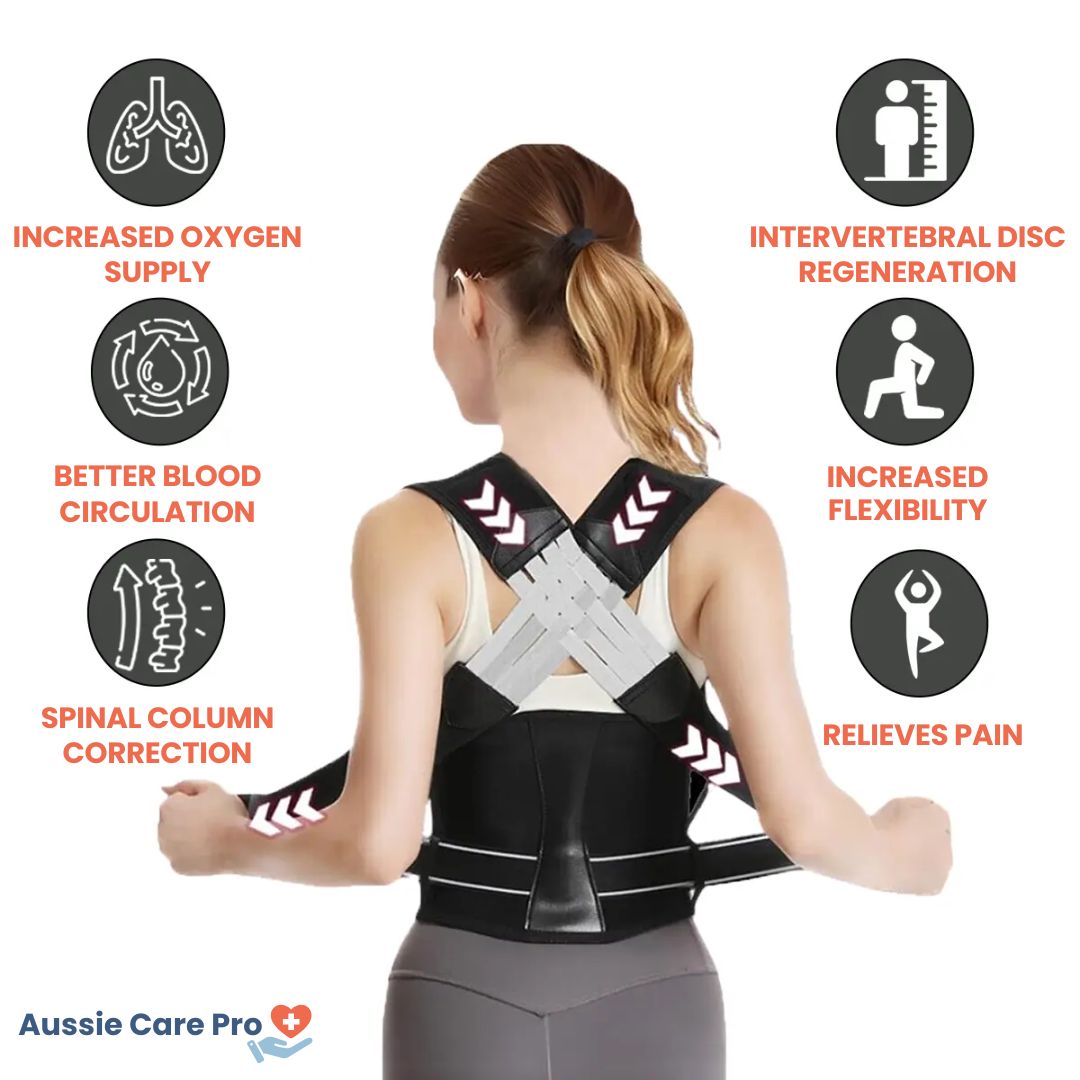 Comfortable Back Support Brace for Posture Correction