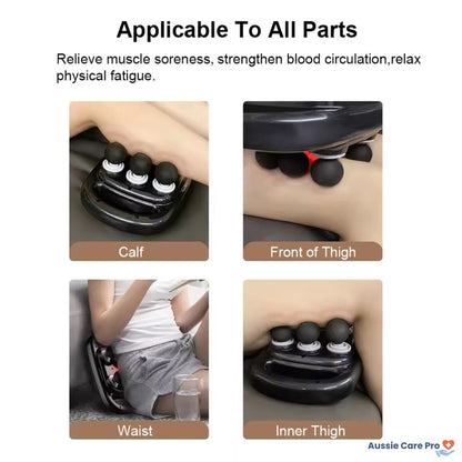Powerful Muscle Massager Gun - 6 Interchangeable Heads