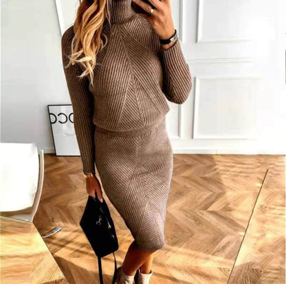 Soft Knit Sweater Dress - Luxivelle