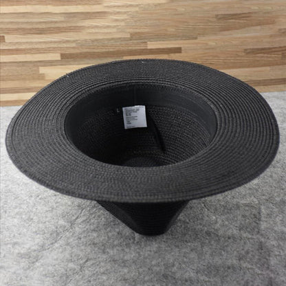 Classic Summer Straw Panama Hat with Sun Protection