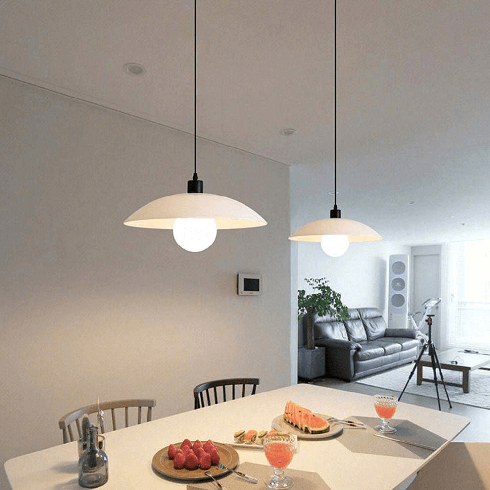 Sleek Clear Glass Hanging Light Fixture