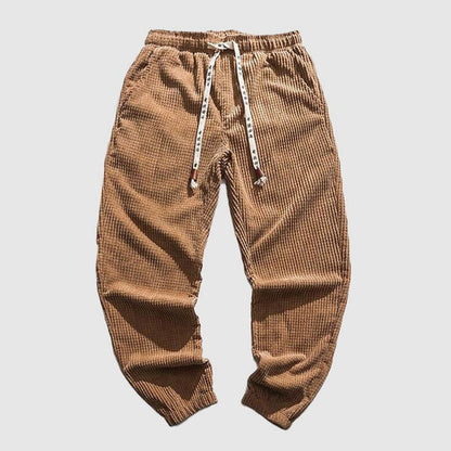 Comfortable Men's Straight Leg Corduroy Pants - Luxivelle