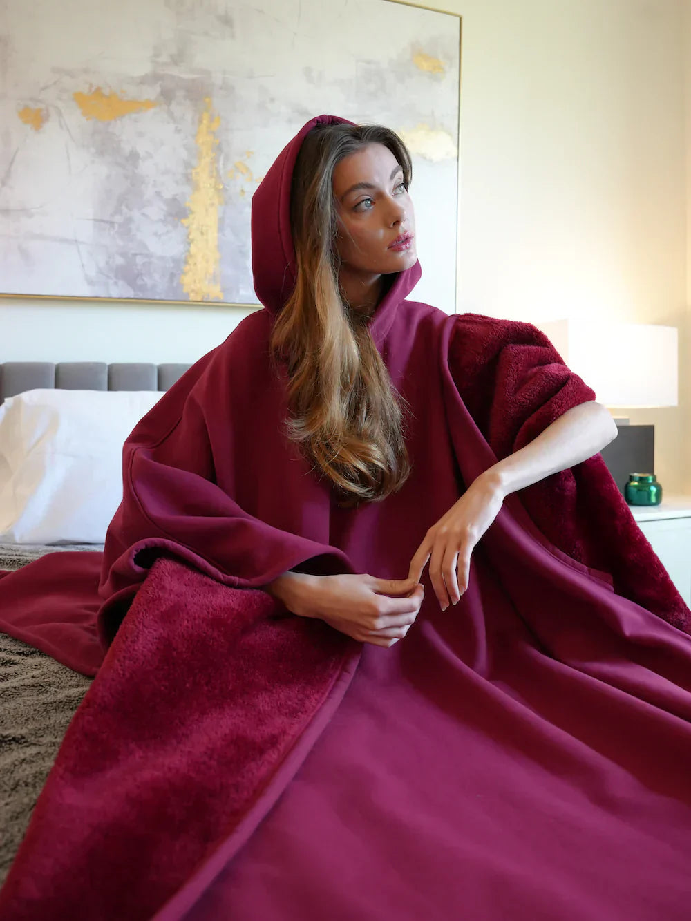 Cozy Hooded Blanket for Women
