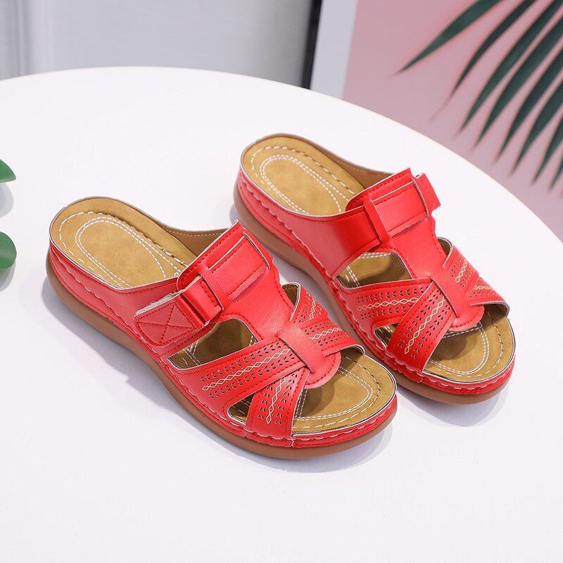 Vintage Style Comfortable Wedge Sandals