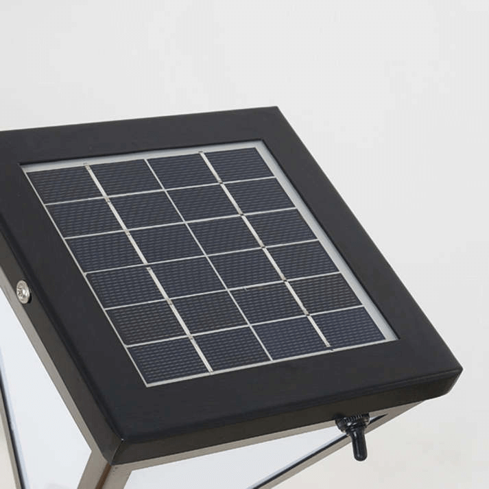 Outdoor Solar Powered Black Security Light