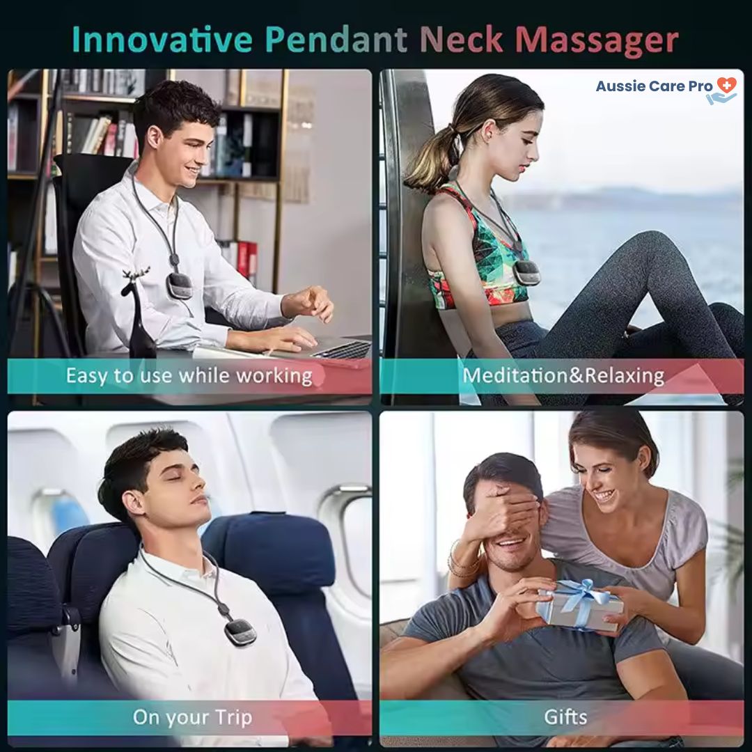 Relaxing Wireless Neck Massager with Heat Therapy
