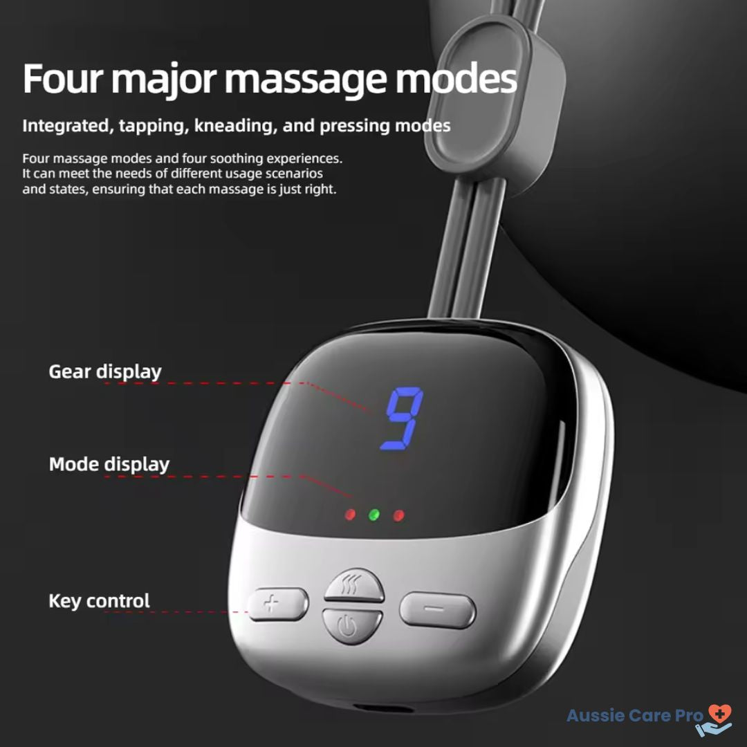 Relaxing Wireless Neck Massager with Heat Therapy