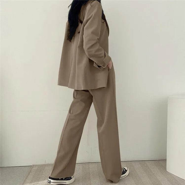 Classic Fit Jacket and Trousers Suit Set