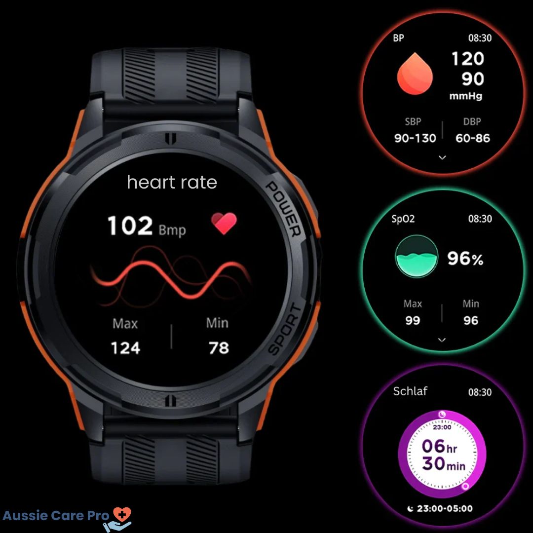 Durable Outdoor Smartwatch with HD Touch Screen