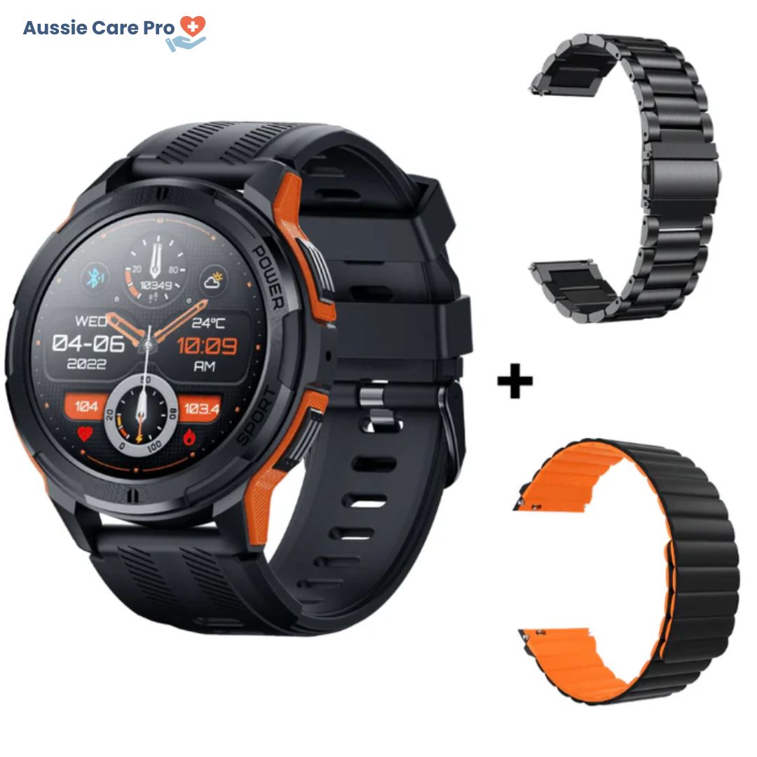 Durable Outdoor Smartwatch with HD Touch Screen