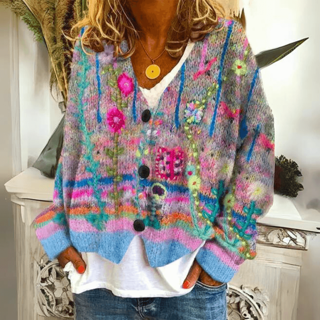 Cozy Wool Blend Open Cardigan - Luxivelle