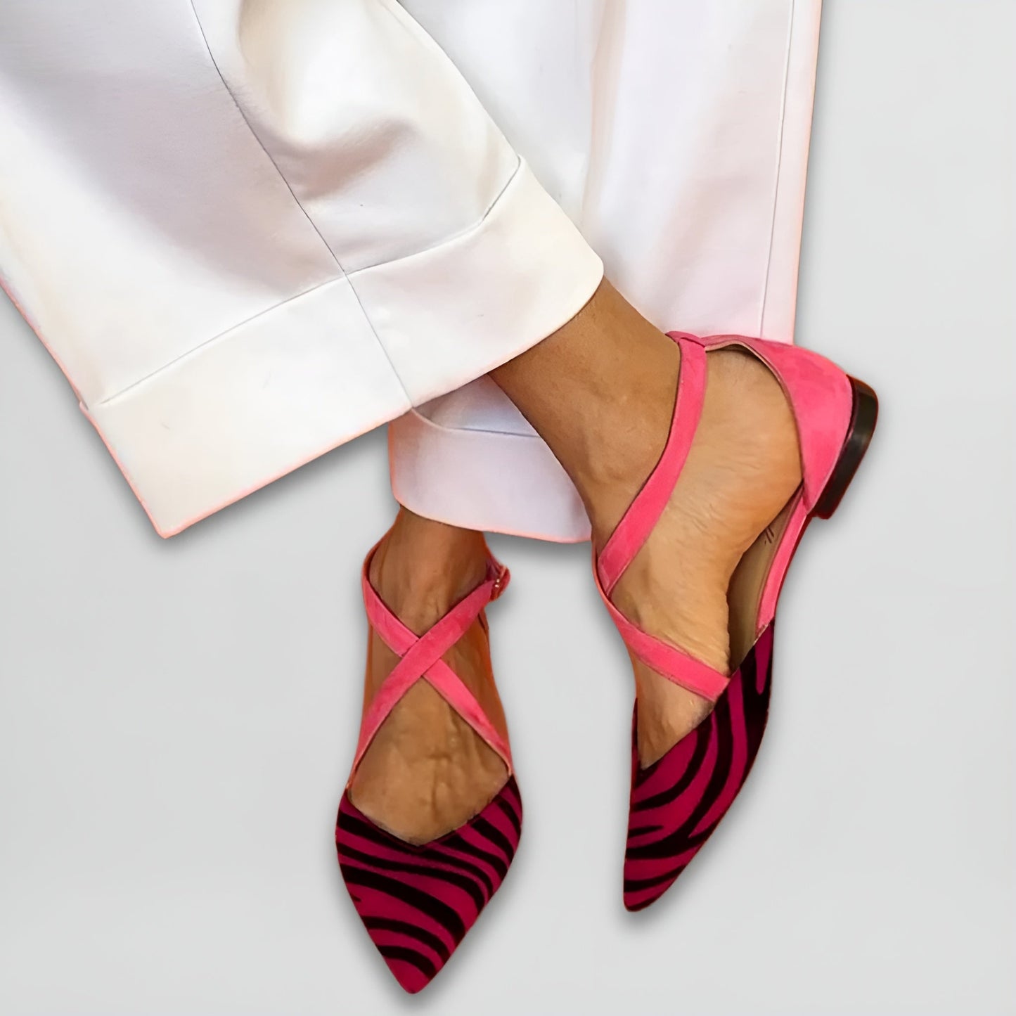 Comfortable Strap Dance Flats