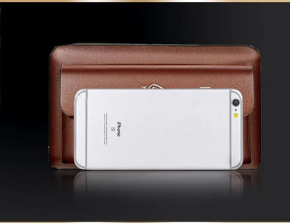 Classic Men's Leather Clutch Wallet