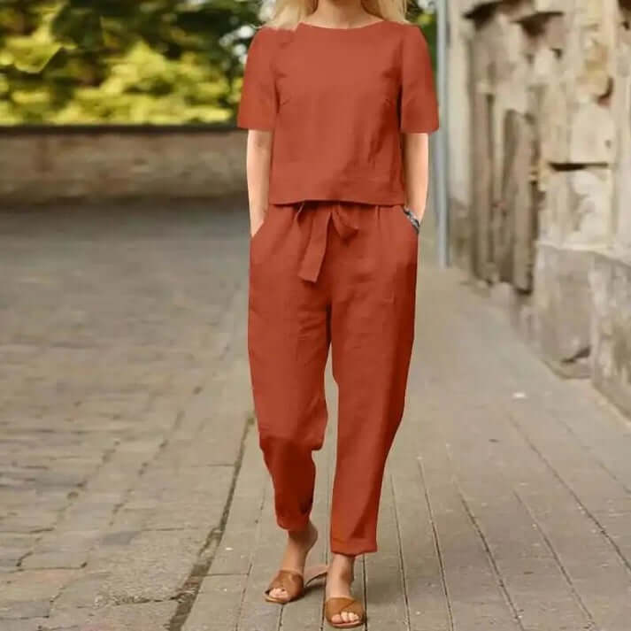 Lightweight Ladies' Holiday Two Piece Outfit