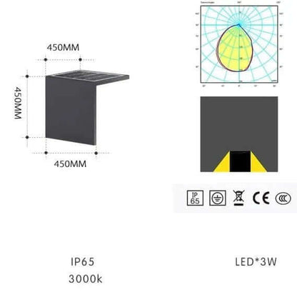 Waterproof Solar Powered Garden Lamp