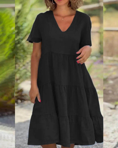 Lightweight Casual Knee Length Dress