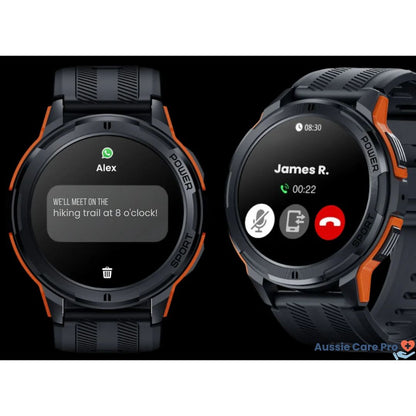 Durable Outdoor Smartwatch with HD Touch Screen