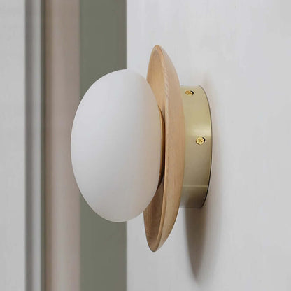 Simple Wooden LED Wall Light - Luxivelle
