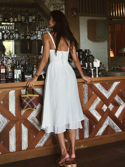 Floral Tiered Waist Dress