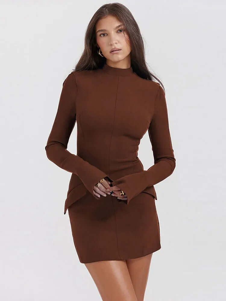 Ladies' Crew Neck Knit Dress