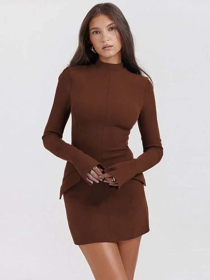 Ladies' Crew Neck Knit Dress