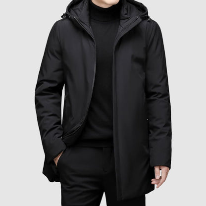 Warm Insulated Mens Parka Coat