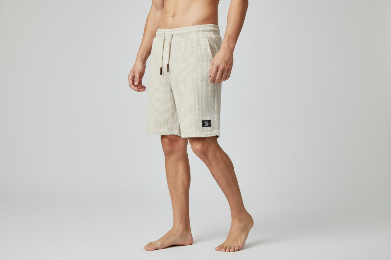Elastic Waist Casual Mens Shorts - Luxivelle