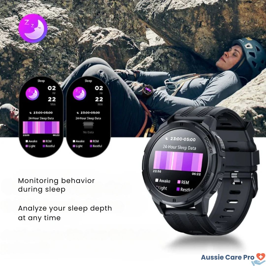Durable Outdoor Smartwatch with HD Touch Screen