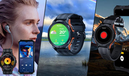 Durable Outdoor Smartwatch with HD Touch Screen