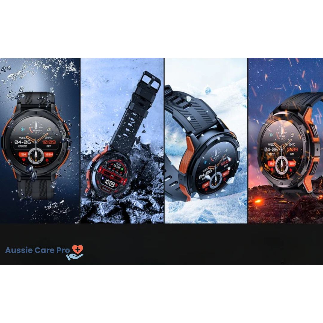 Durable Outdoor Smartwatch with HD Touch Screen