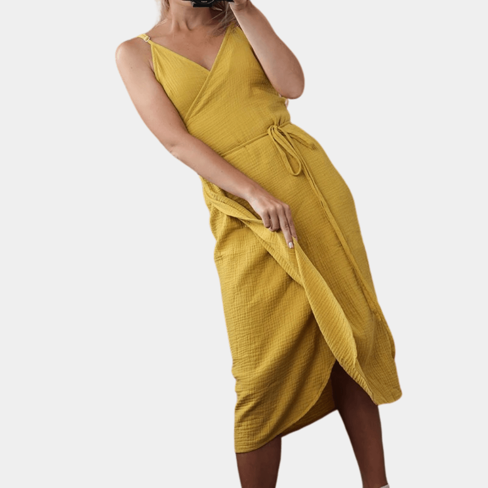 Chic Flowy Knee Length Dress