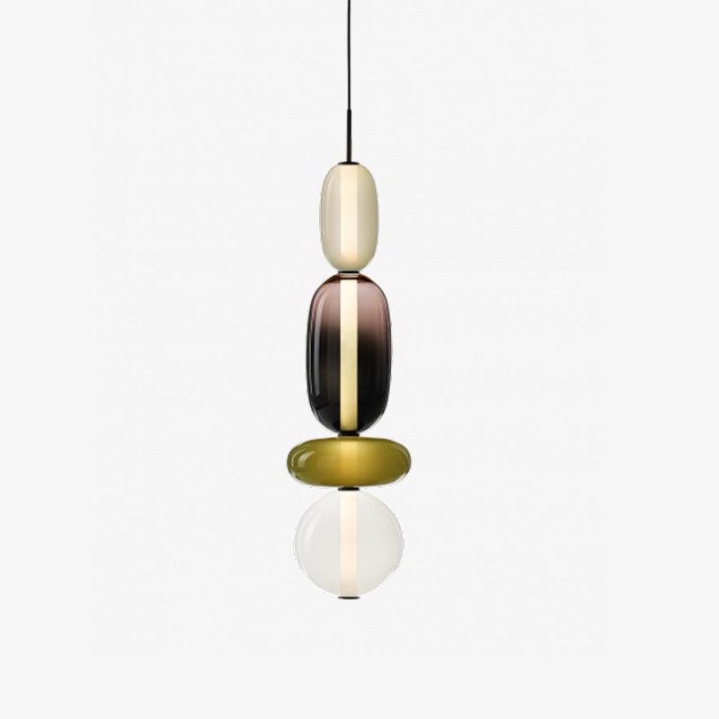 Vibrant Glass Drop Ceiling Light