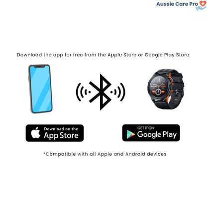 Durable Outdoor Smartwatch with HD Touch Screen
