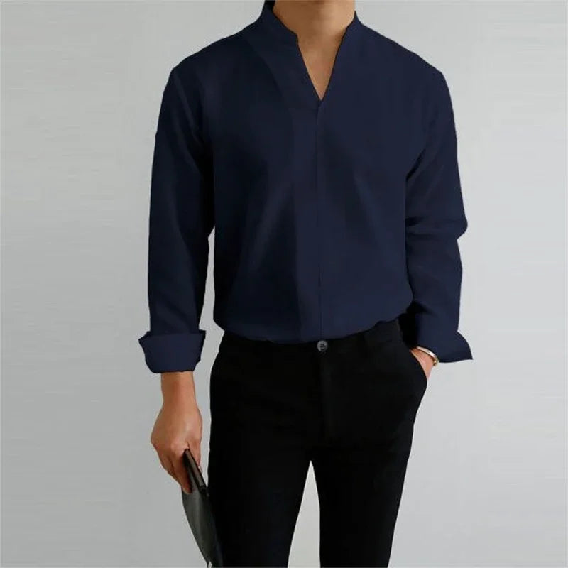 Lightweight Breathable Classic Fit Men's Summer Shirt