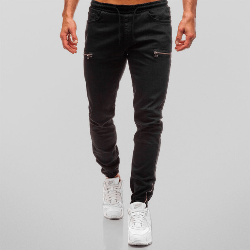 Slim Fit Stretchy Blue Jeans Joggers