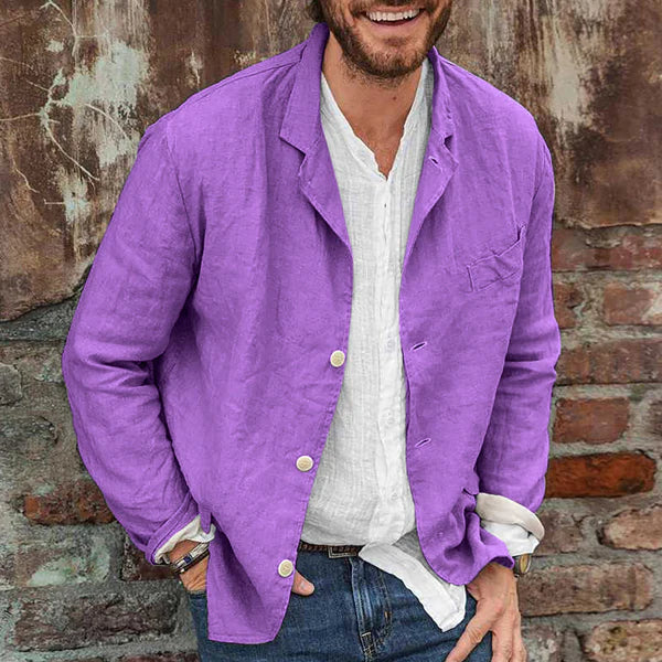 Variant image for Albrecht Men’s Linen Jacket – Breathable Cotton Blend, Casual Fit-31