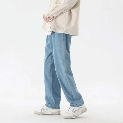 Comfortable Men's Straight Leg Casual Jeans - Luxivelle