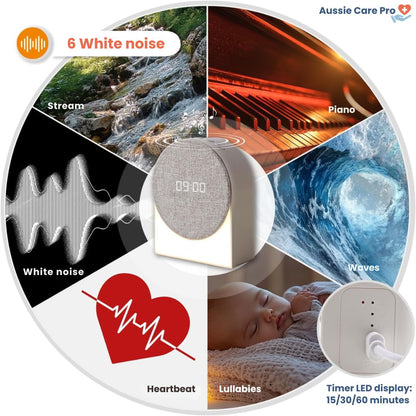 Morning Wake Up Light Clock with Sounds