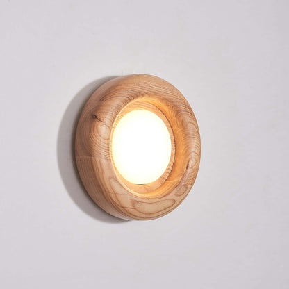 Contemporary Wooden Led Wall Lamp - Luxivelle