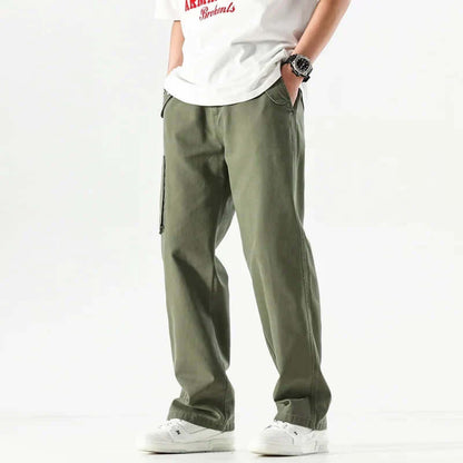 Comfortable Men's Casual Cargo Pants with Extra Pockets - Luxivelle