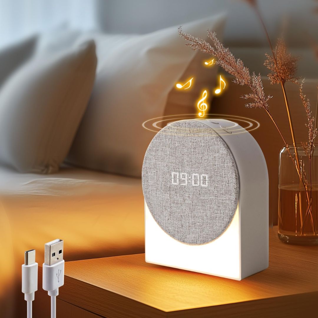 Morning Wake Up Light Clock with Sounds